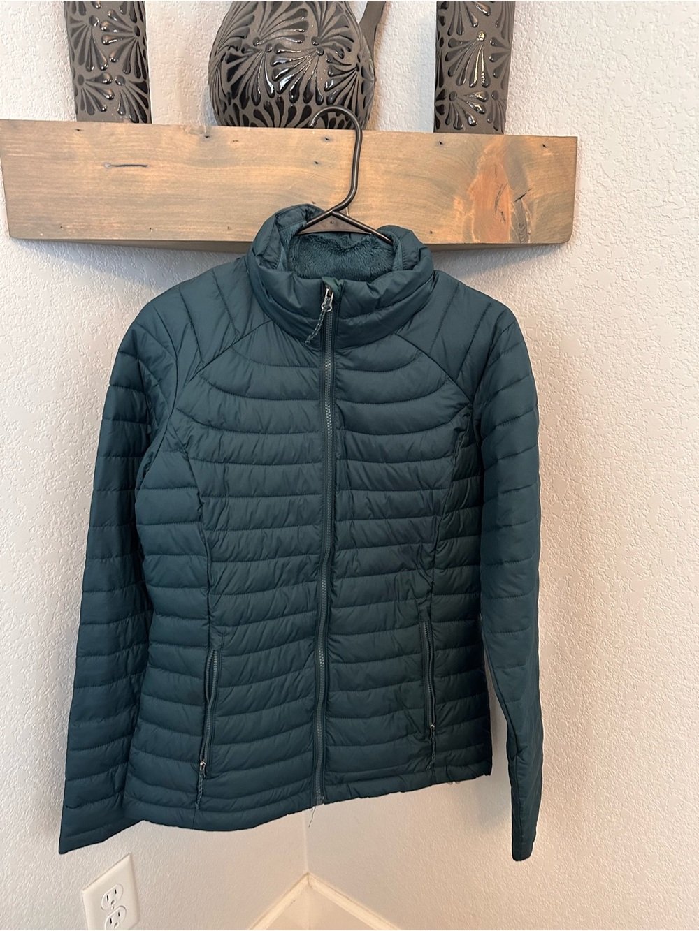 Columbia Women's Dark Teal Packable Quilted Puffer Jacket
